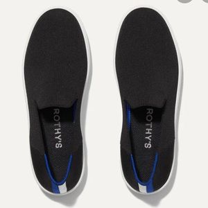 rothy’s back slide on sneakers black size 7.5 women’s